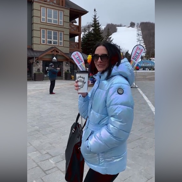 Blue bomber jacket - Warm - Picture 3 of 5